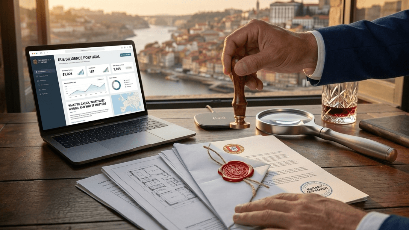 Property Due Diligence in Portugal: What We Check, What Goes Wrong, and Why It Matters